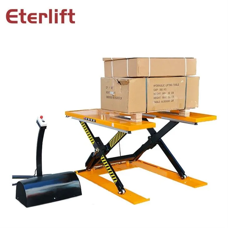 Mesas de elevação de tesoura elétrica hidráulica estacionária