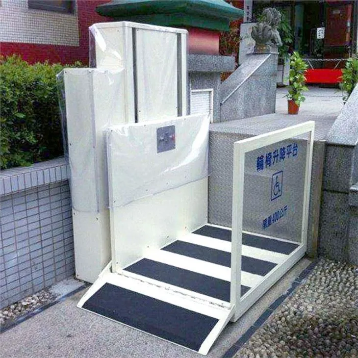 Elevador elétrico para alpendre