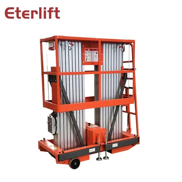 Plataforma de elevação de alumínio de 10 metros