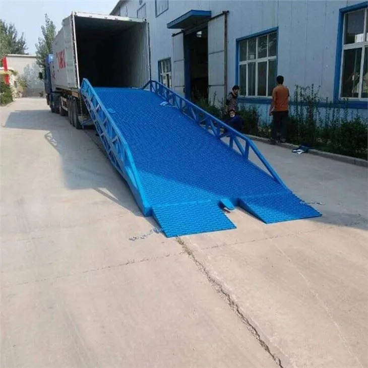 Mobile Dock Ramp For Container Goods Loading