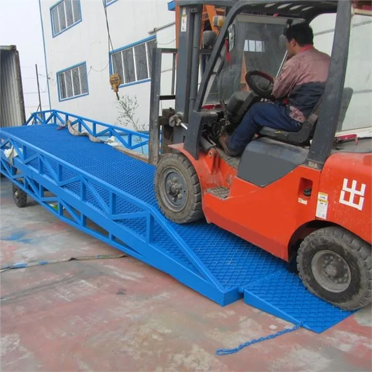 Mobile Dock Ramp For Container Goods Loading