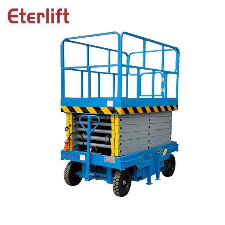 Movable Scissor Lift Platform For Aerial Working