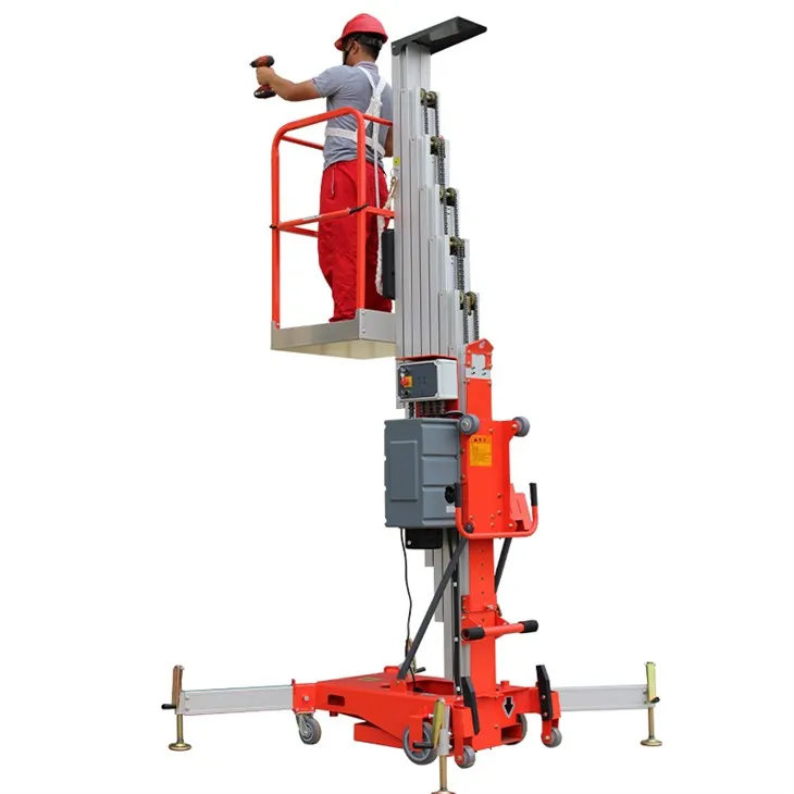 Plataforma de trabalho aéreo de alumínio