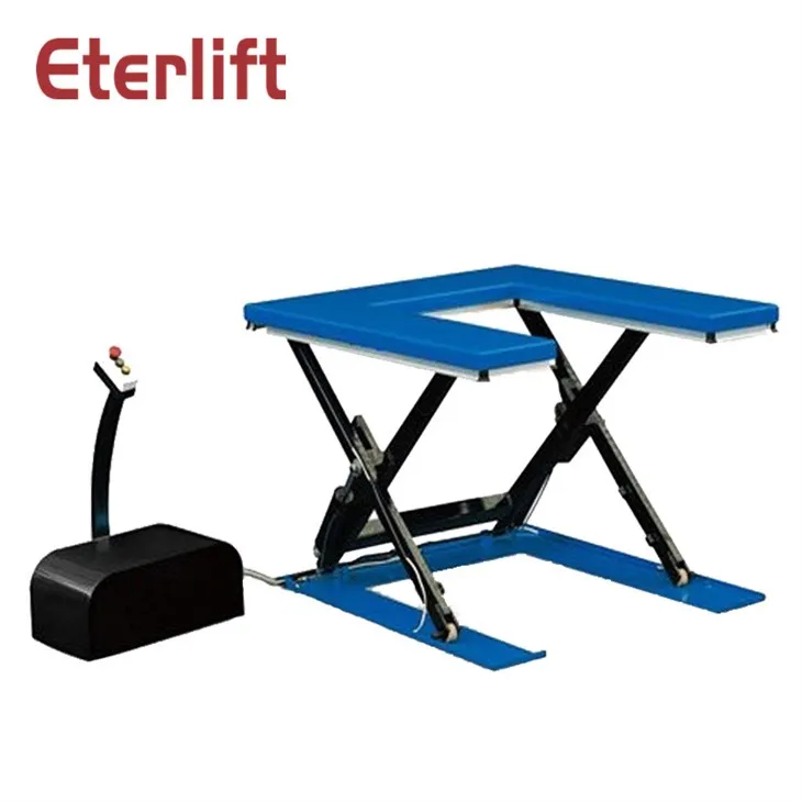 Mesa elevatória estacionária de tesoura dupla 4000 Kg