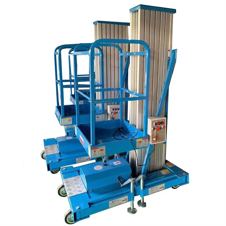 Elevação do mastro vertial de alumínio