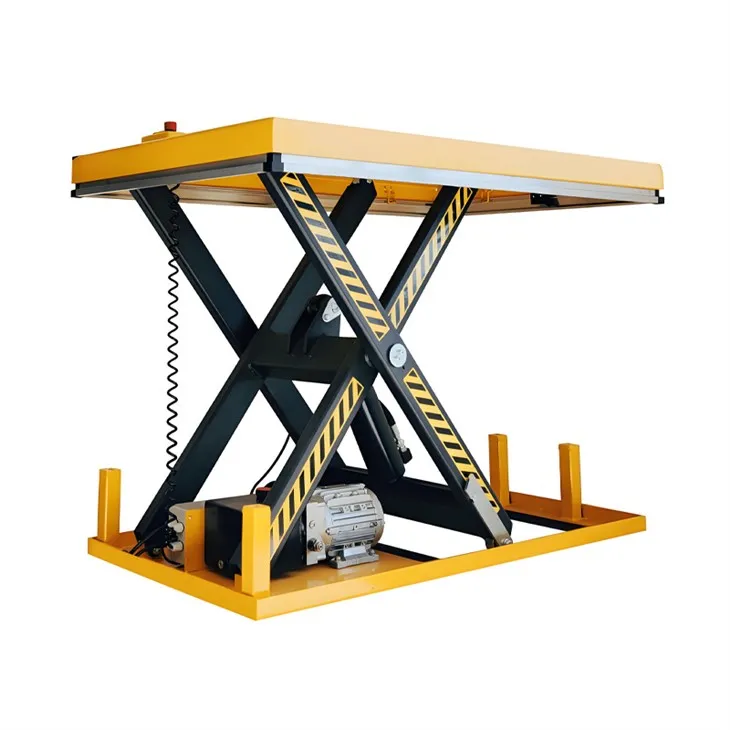 Elevador de doca de tesoura estacionária hidráulica