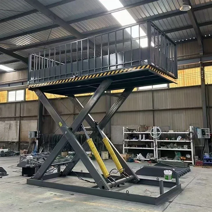 Elevador de tesoura de carga vertical